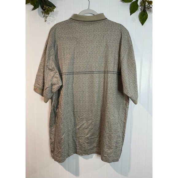 Greg Norman Collection Mens XL Mercerized Cotton Polo Shirt Beige - Picture 2 of 8